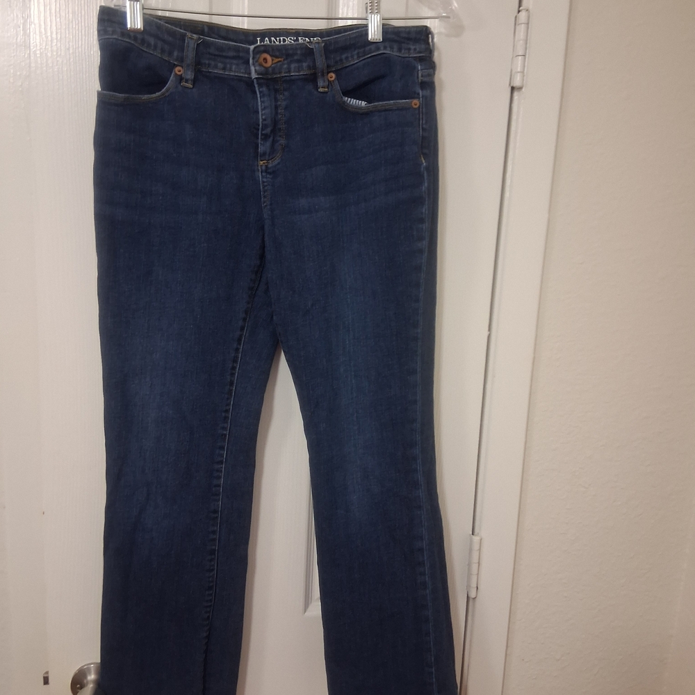 Lands' End Women's Classic Straight Leg Denim